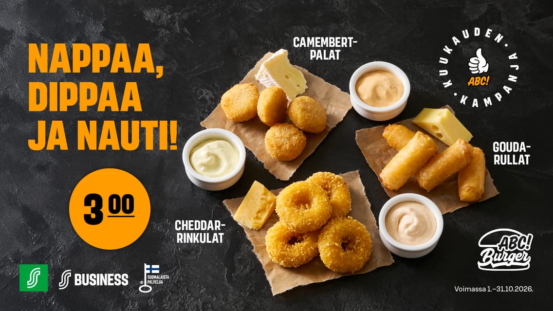 Sormisyötävät ja dippi