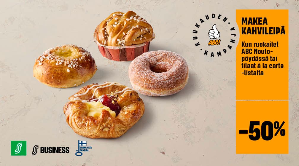 Makea kahvileipä –50 %