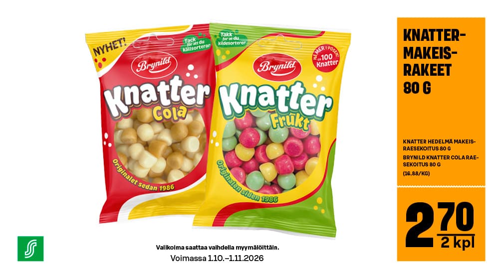 Knatter-makeispussit