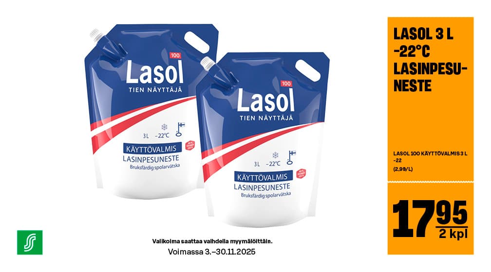 Lasol lasinpesuneste